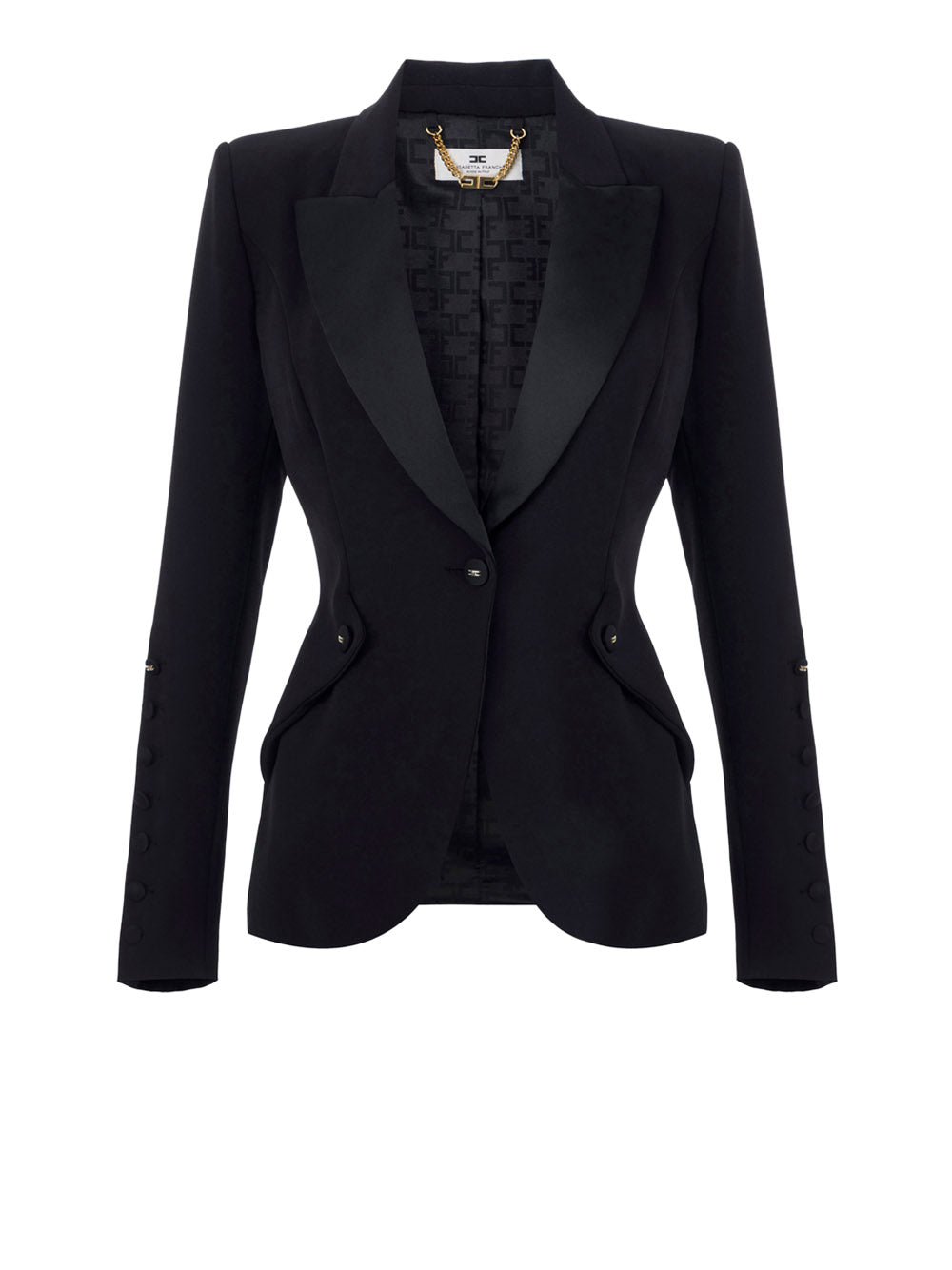 Blazer Elisabetta Franchi da Donna - Nero