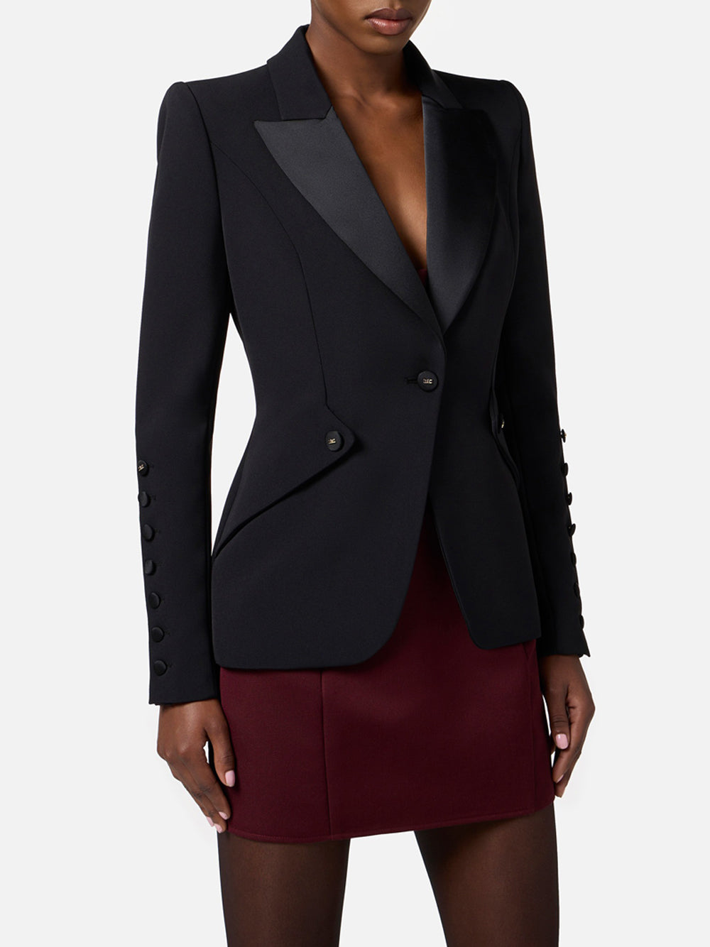 Blazer Elisabetta Franchi da Donna - Nero