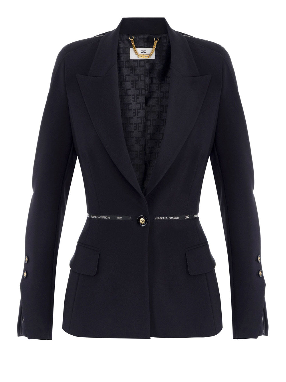 Blazer Elisabetta Franchi da Donna - Nero