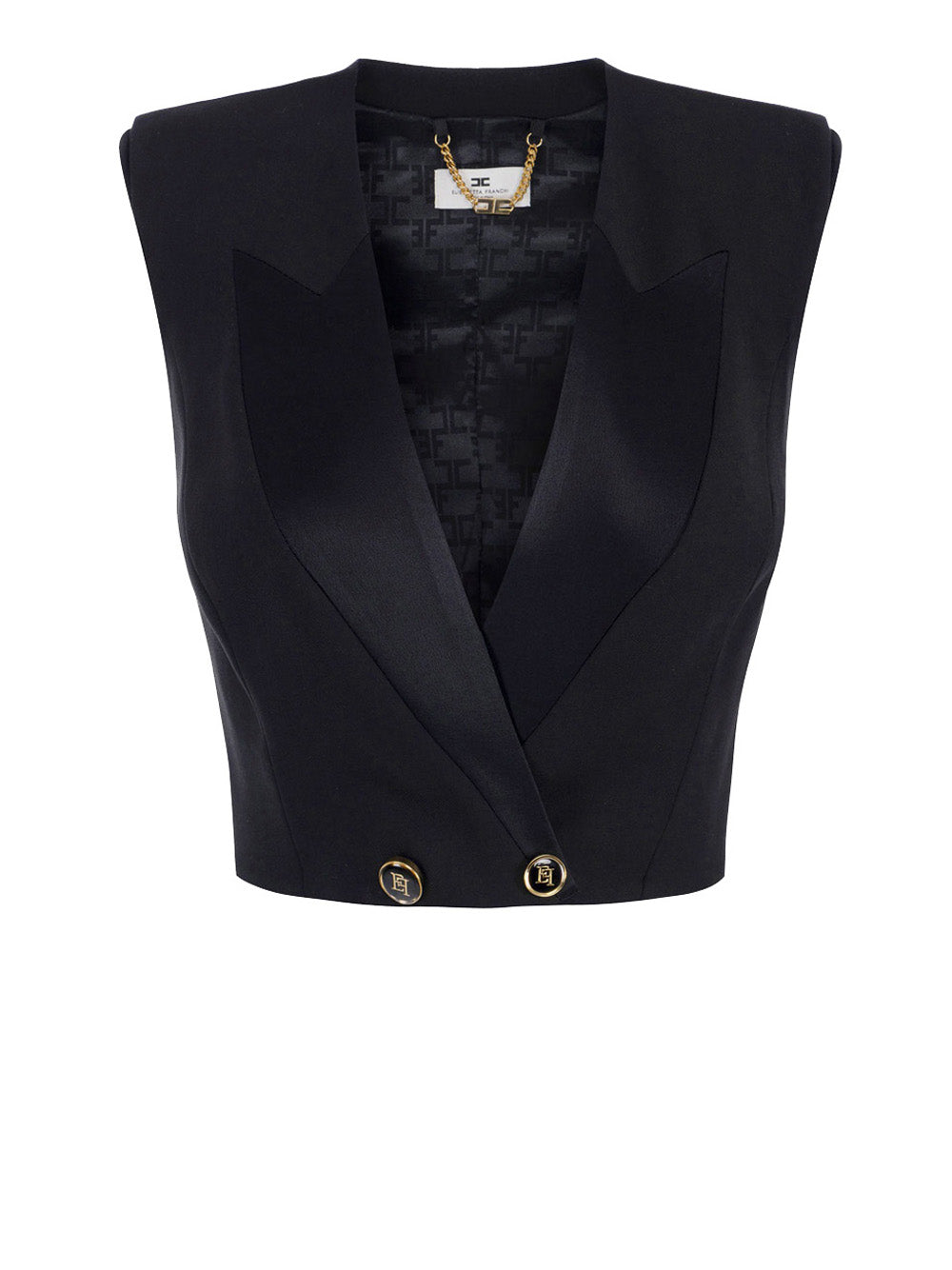 Gilet Elisabetta Franchi da Donna - Nero