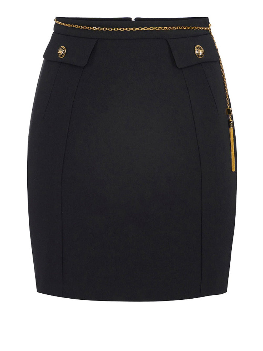 Gonna Mini Elisabetta Franchi da Donna - Nero