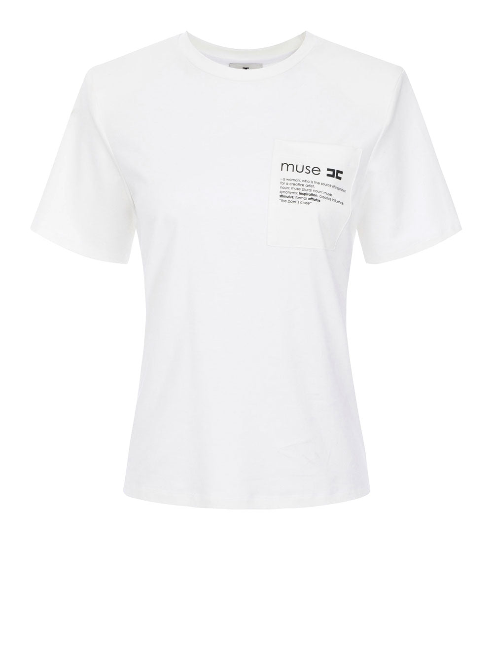T-shirt Elisabetta Franchi da Donna - Gesso Avorio