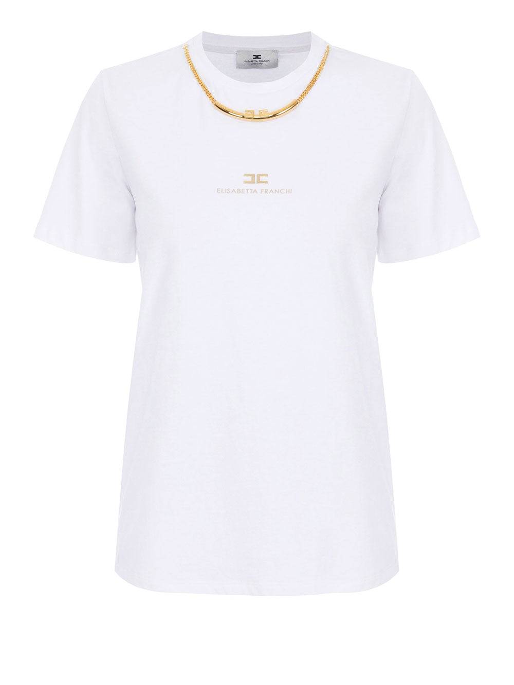T-shirt Elisabetta Franchi da Donna - Gesso Avorio
