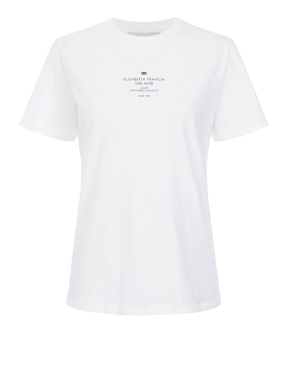 T-shirt Elisabetta Franchi da Donna - Gesso Avorio