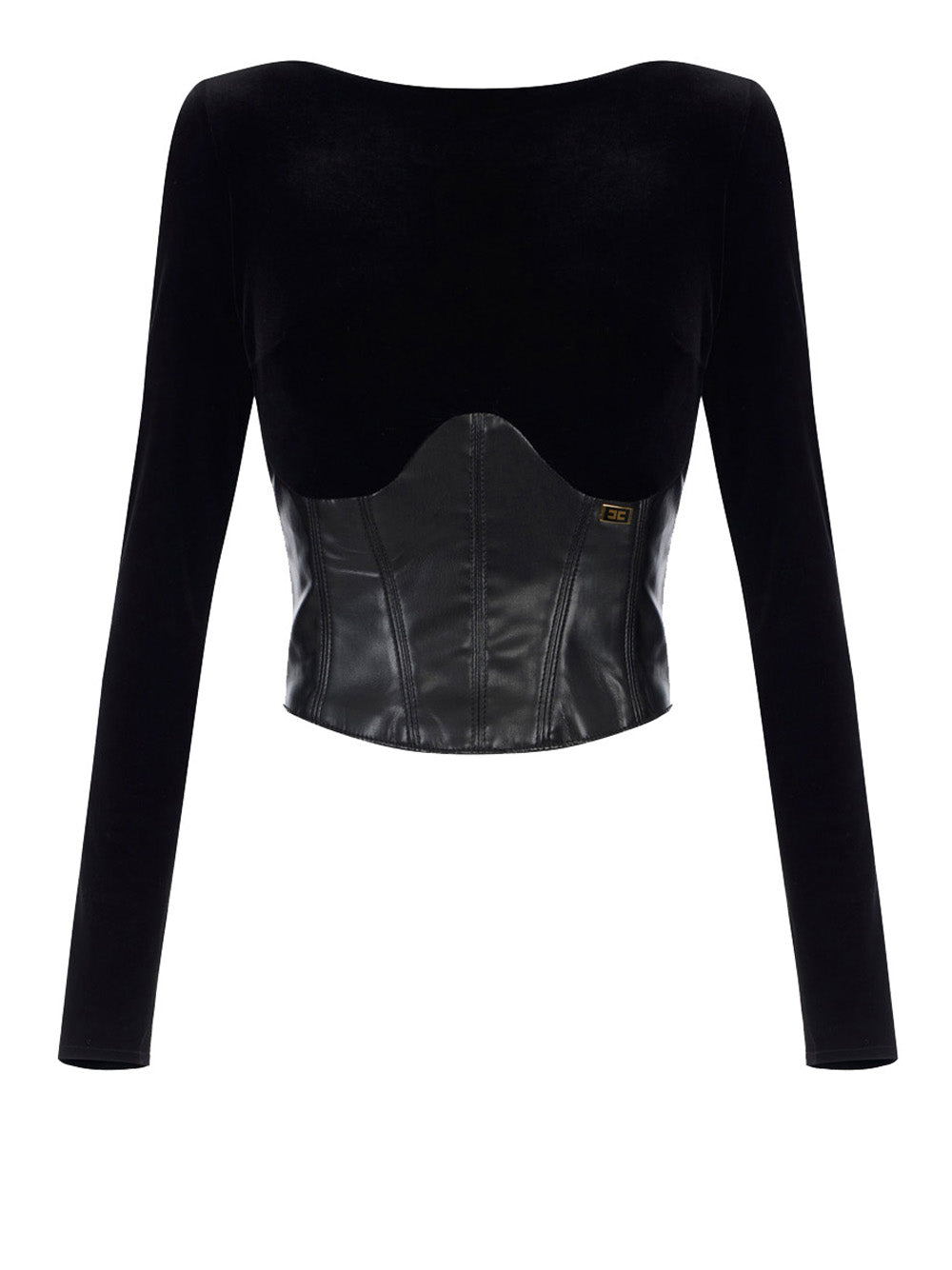 Top Elisabetta Franchi da Donna - Nero