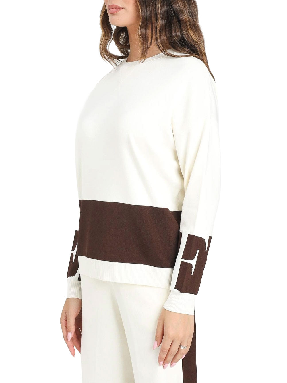 Maglia Elisabetta Franchi da Donna - Milk Coffee Avorio