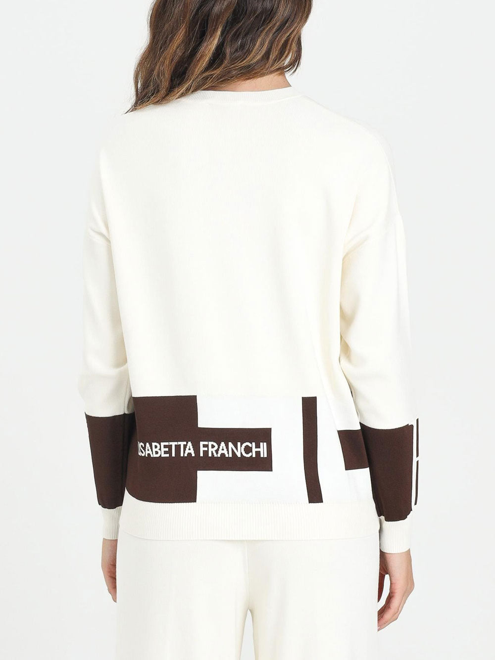 Maglia Elisabetta Franchi da Donna - Milk Coffee Avorio