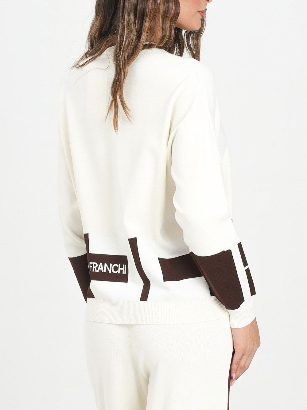 Maglia Elisabetta Franchi da Donna - Milk Coffee Avorio