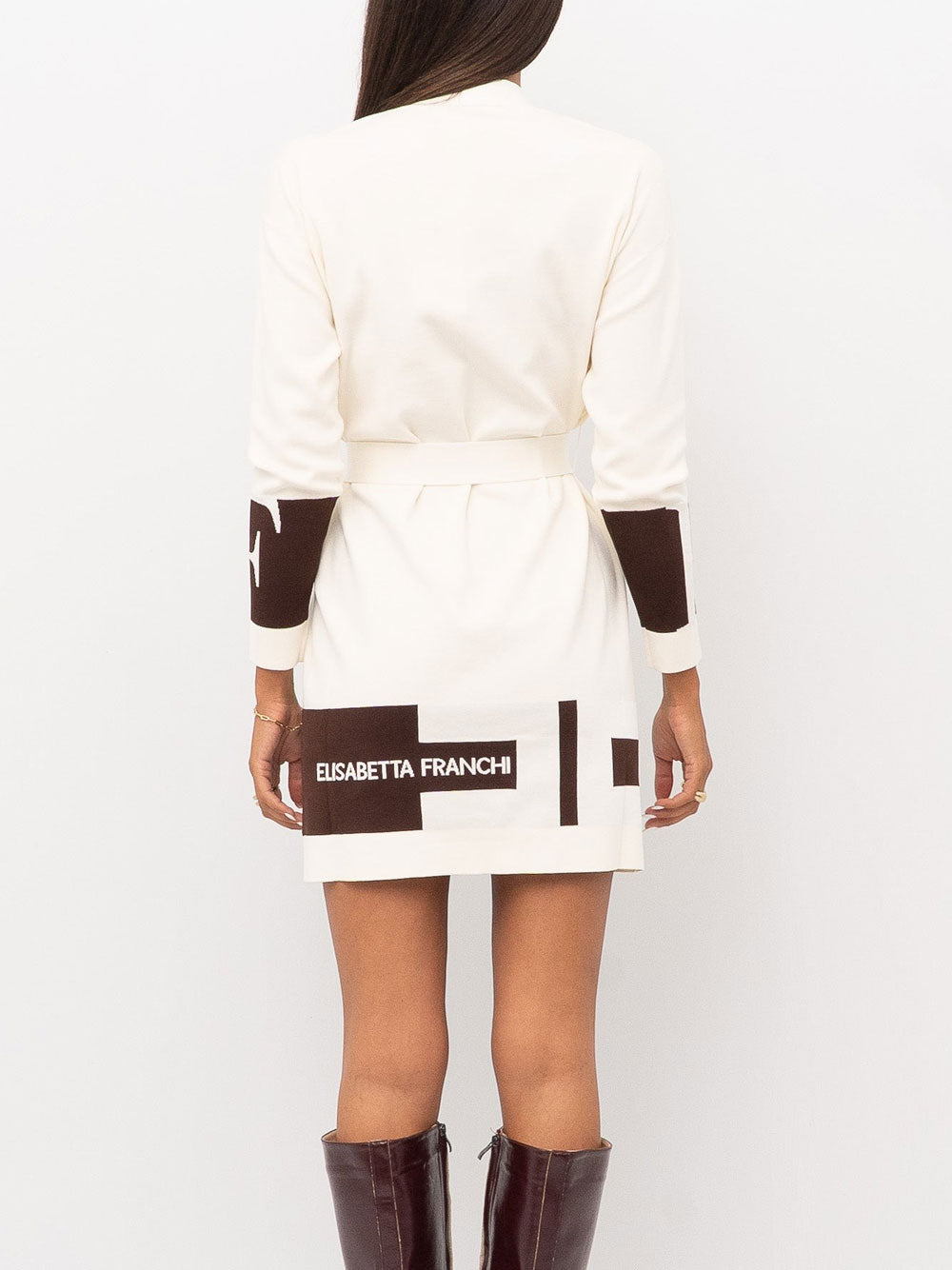 Cardigan Elisabetta Franchi da Donna - Milk Coffee Avorio