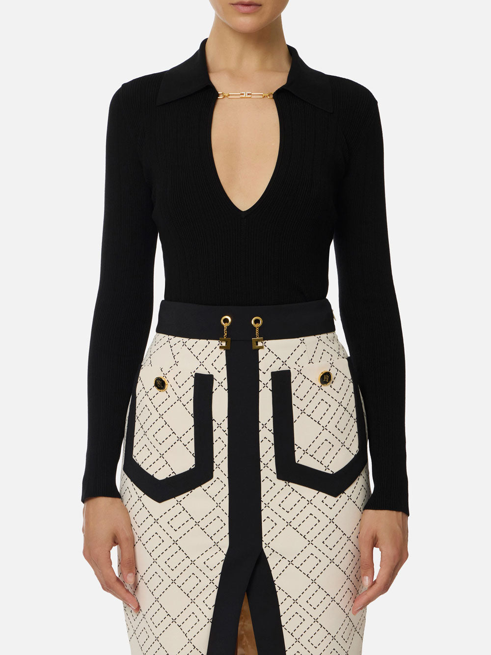 Maglia Elisabetta Franchi da Donna - Nero