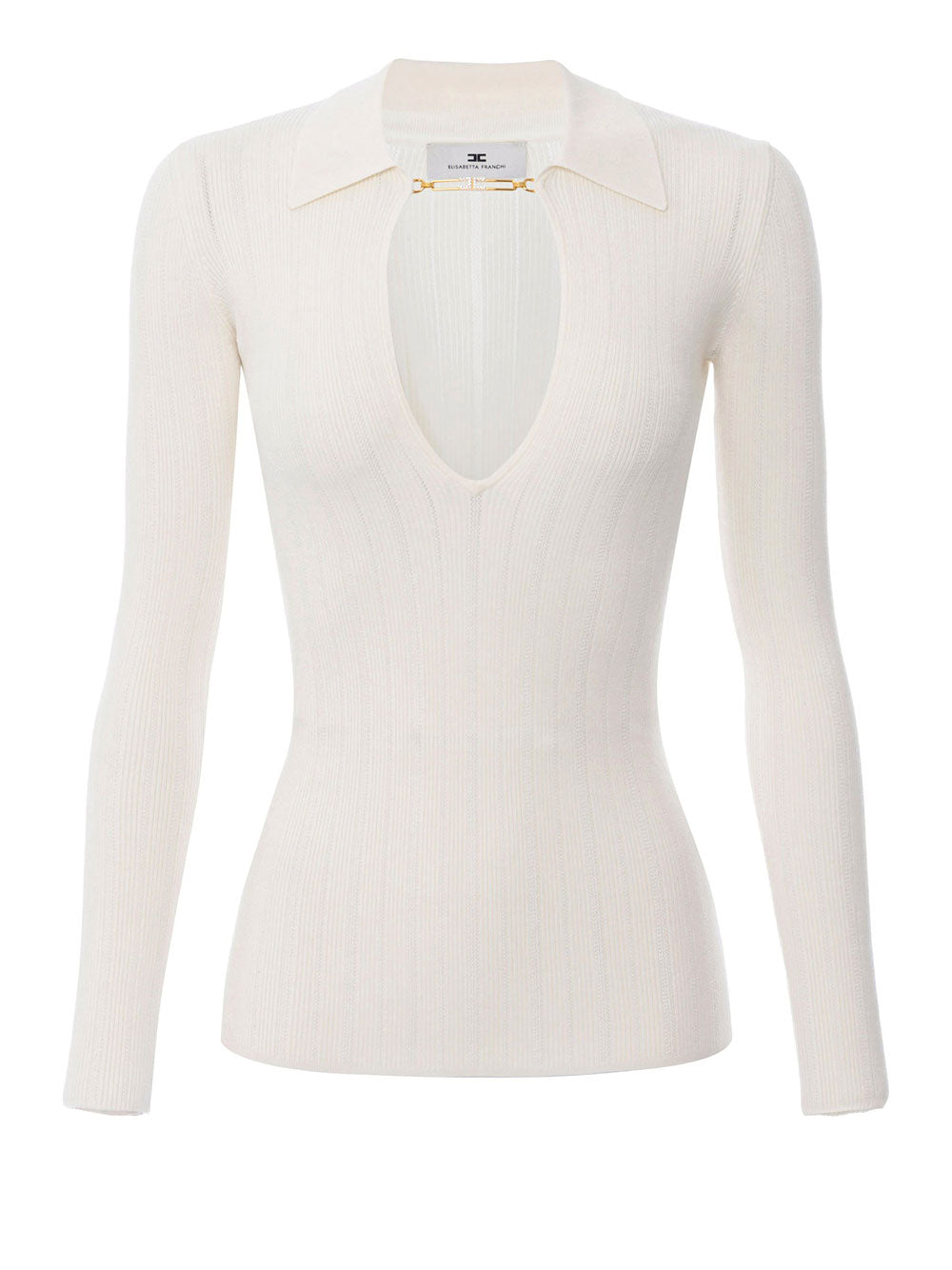 Maglia Elisabetta Franchi da Donna - Milk Bianco