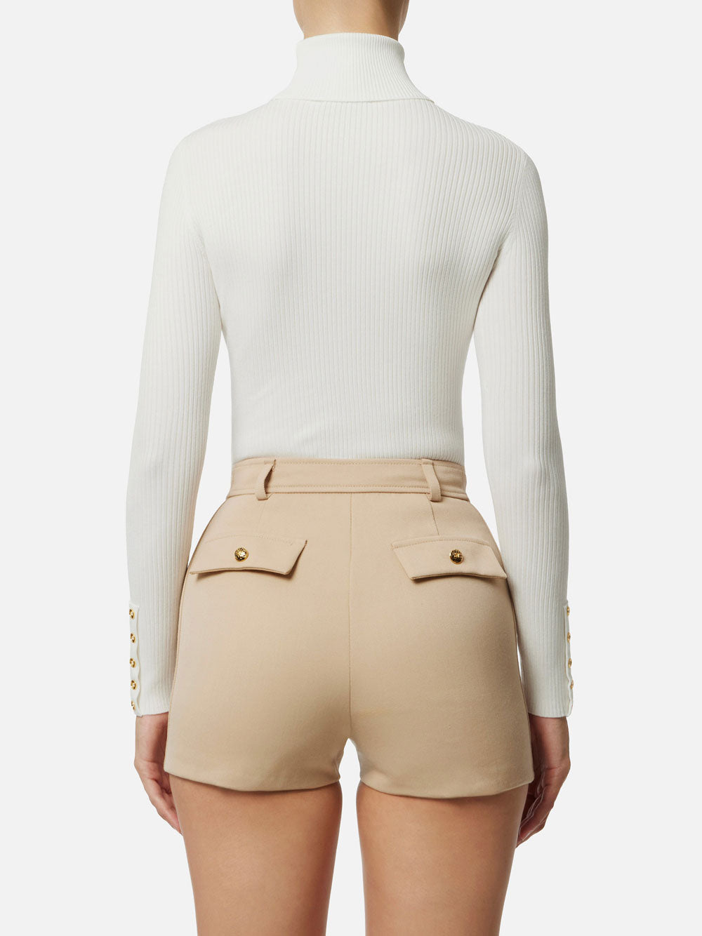 Maglia Collo Alto Elisabetta Franchi da Donna - Avorio