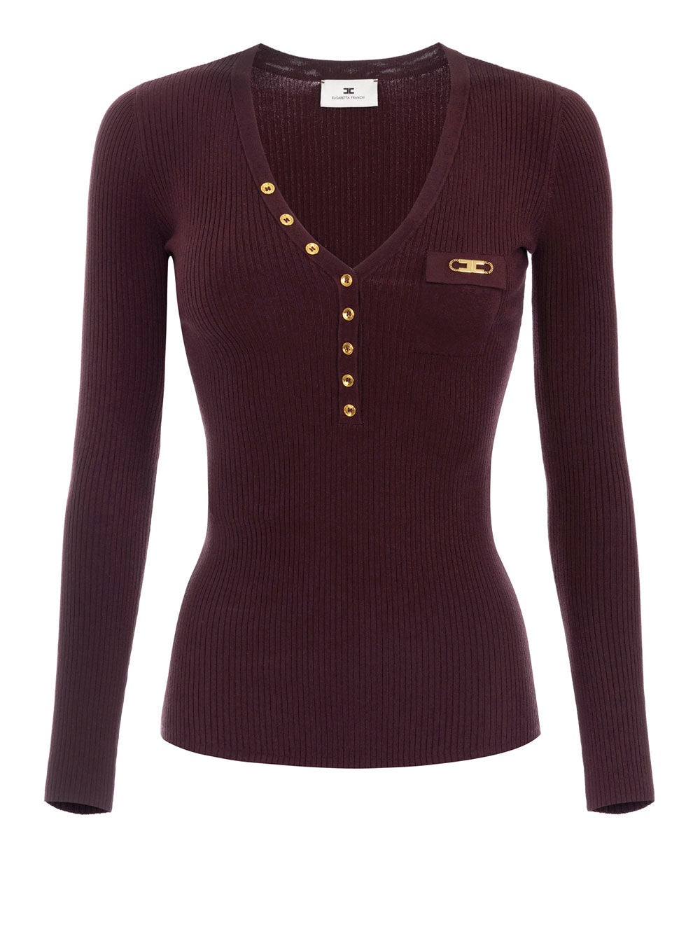 Maglia Elisabetta Franchi da Donna - Merlot Bordeaux