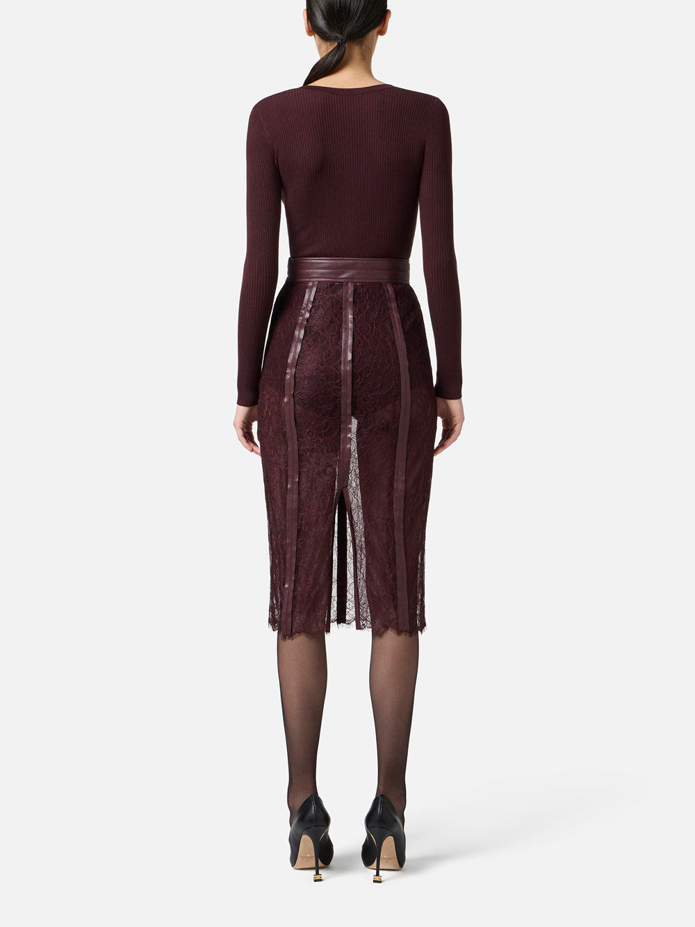 Maglia Elisabetta Franchi da Donna - Merlot Bordeaux