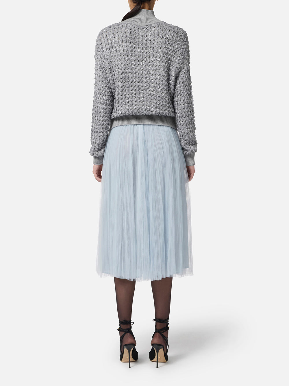 Pullover Elisabetta Franchi da Donna - Melange Grigio