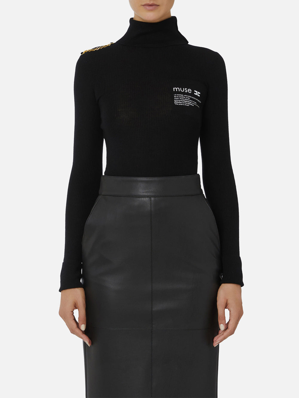 Dolcevita Elisabetta Franchi da Donna - Nero