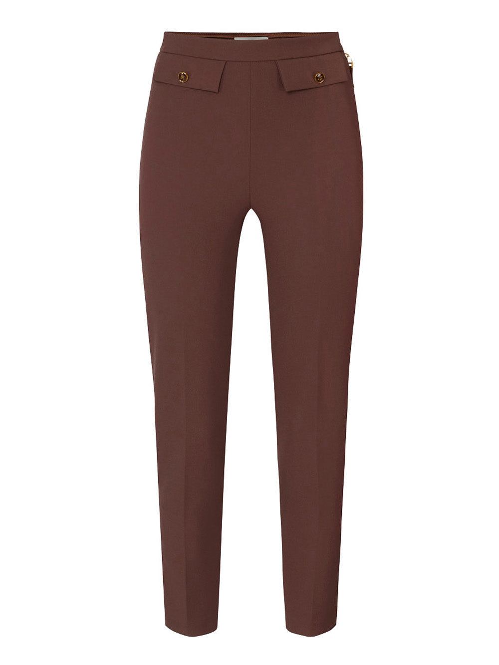 Pantalone Capri Elisabetta Franchi da Donna - Coffee Marrone