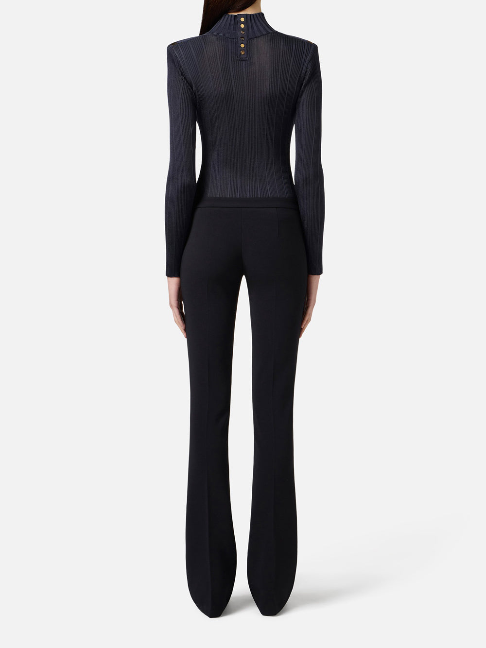 Pantalone Slim Elisabetta Franchi da Donna - Nero