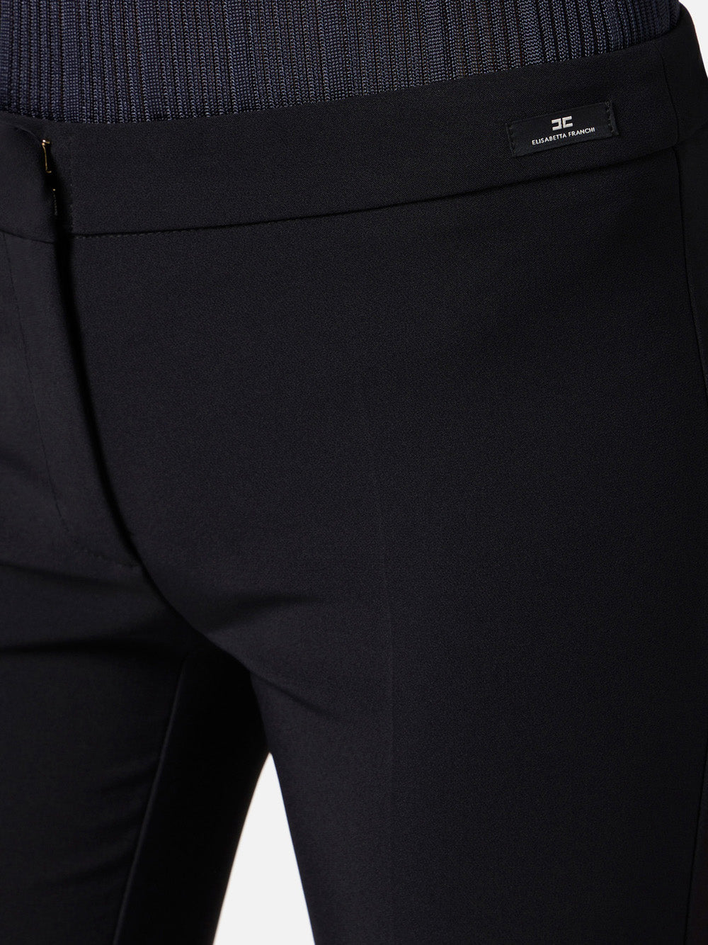 Pantalone Slim Elisabetta Franchi da Donna - Nero