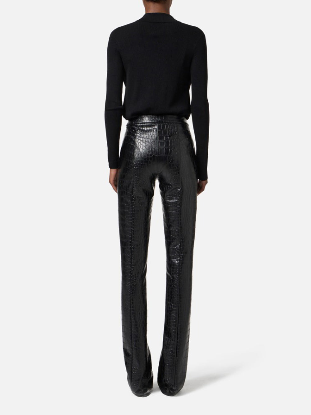 Pantalone Zampa Elisabetta Franchi da Donna - Nero