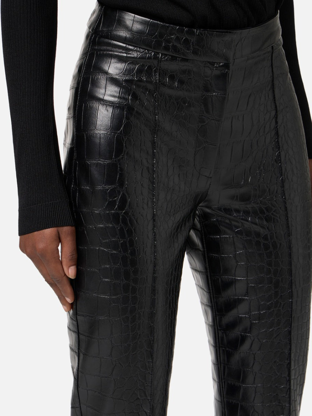 Pantalone Zampa Elisabetta Franchi da Donna - Nero