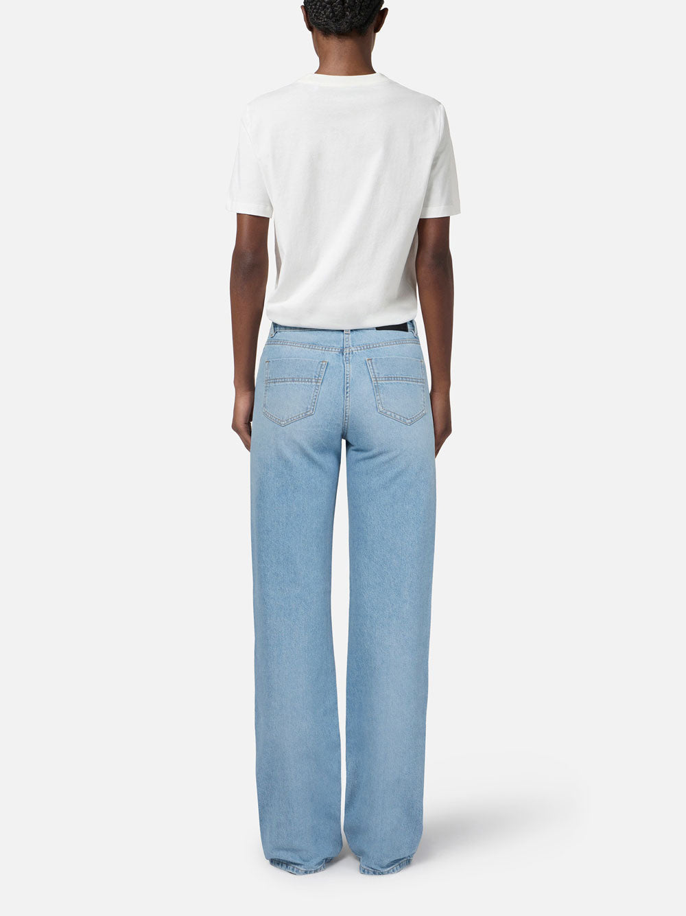 Jeans Wide Elisabetta Franchi da Donna - Denim