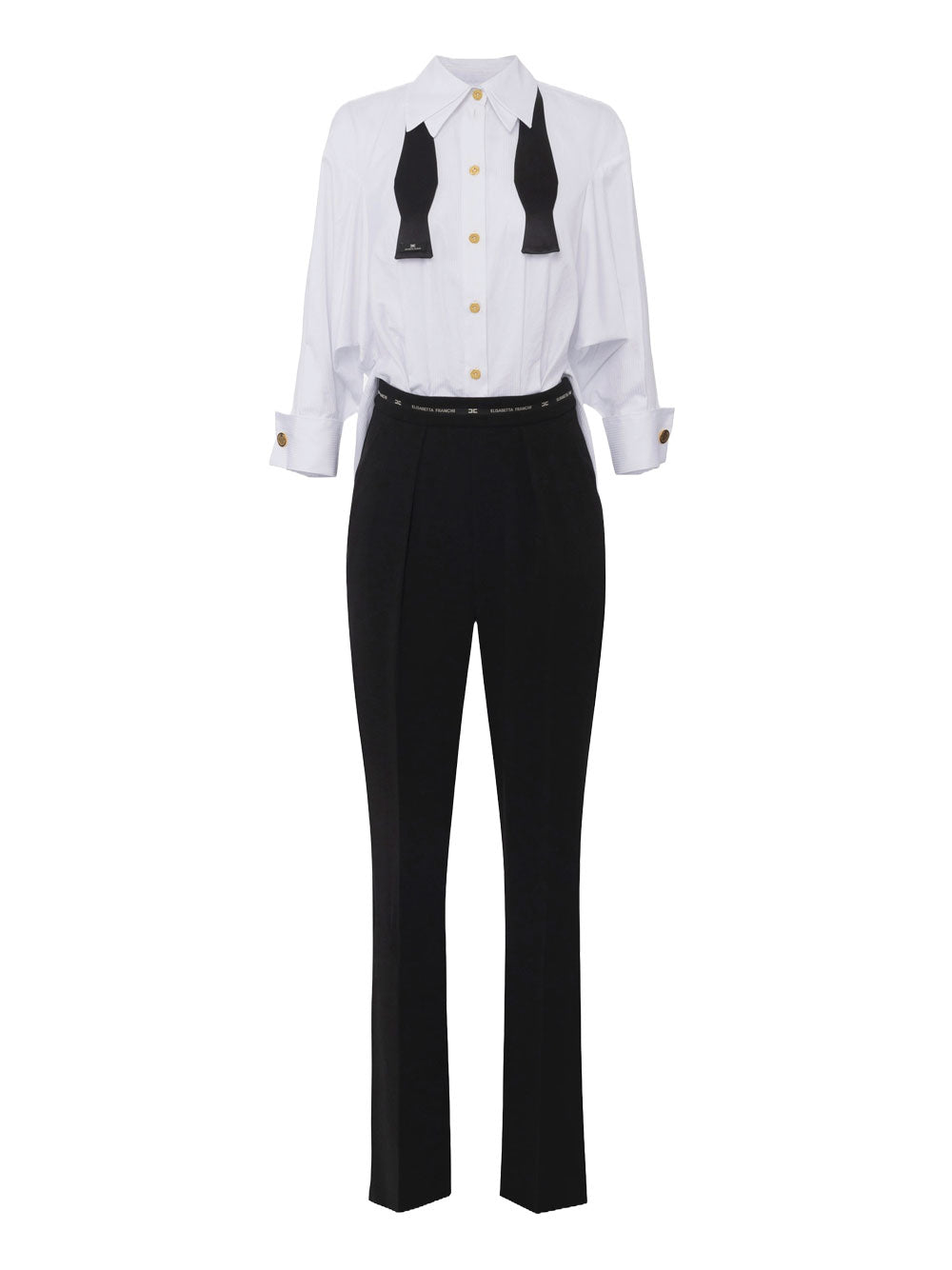 Jumpsuit Elisabetta Franchi da Donna - Nero Bianco