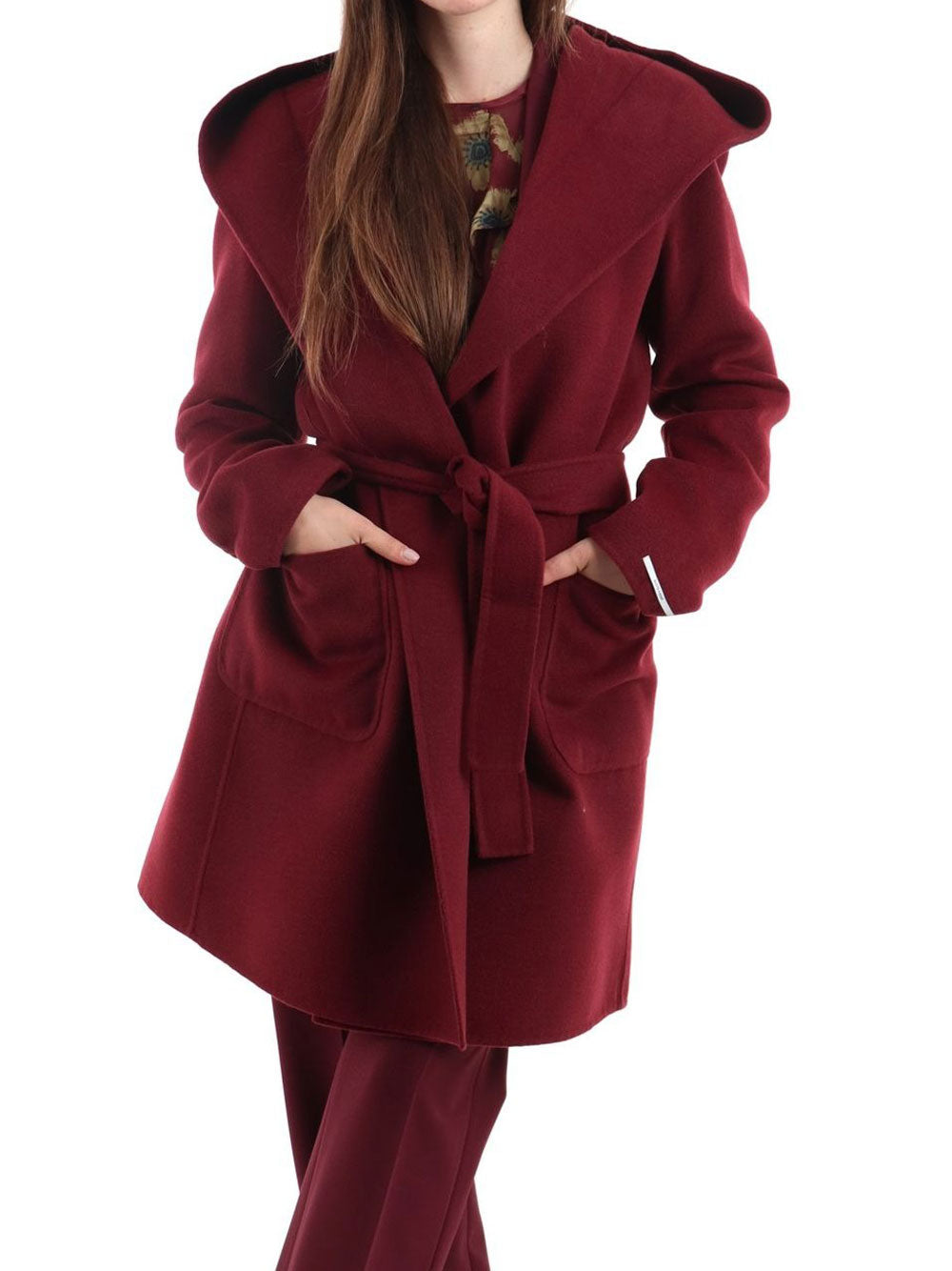 Cappotto Emme Marella Oblato da Donna - Bordeaux