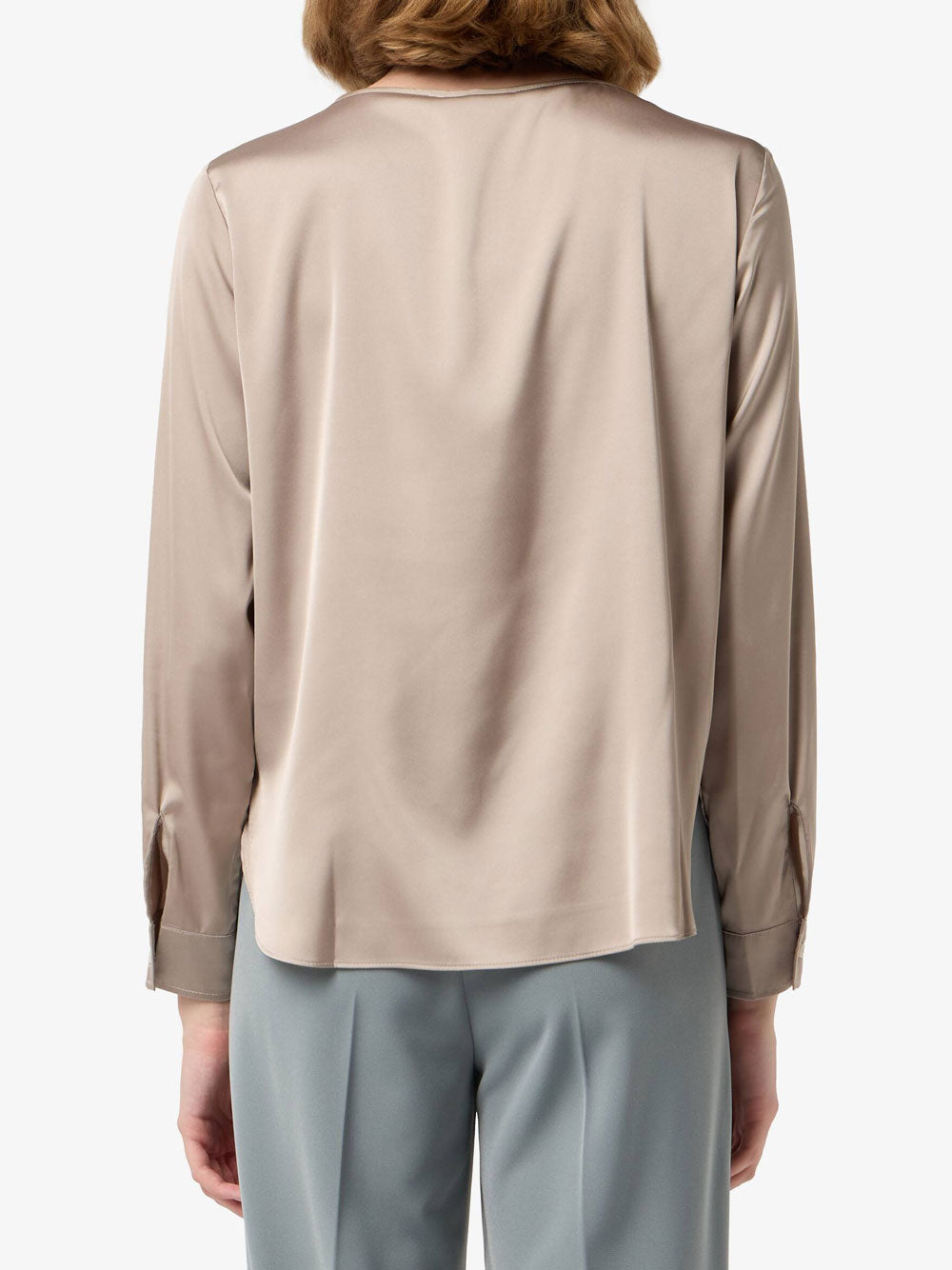 Blusa Emme Marella Madera da Donna - Beige