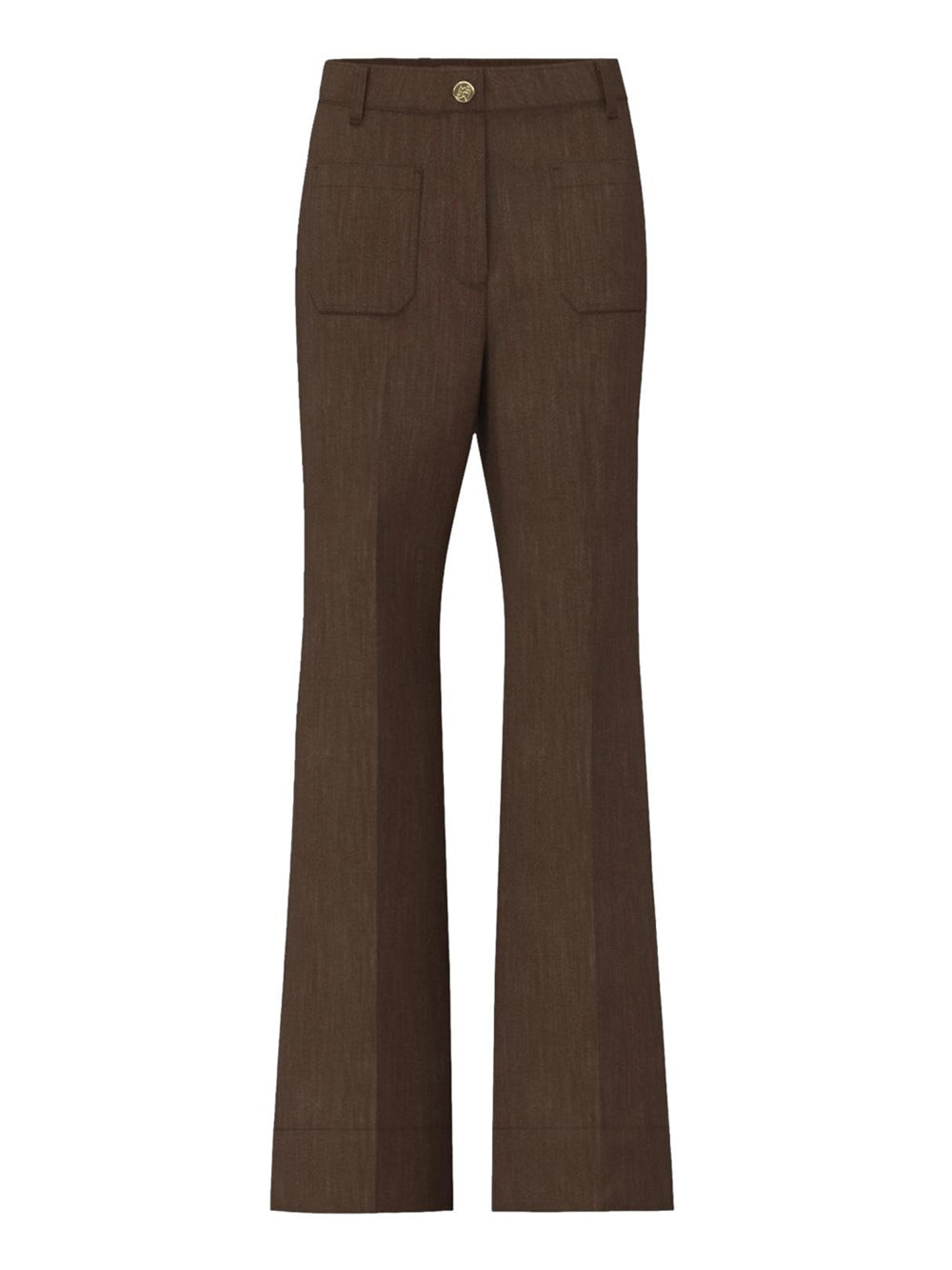 Pantalone Zampa Emme Marella Ruspa da Donna - Marrone
