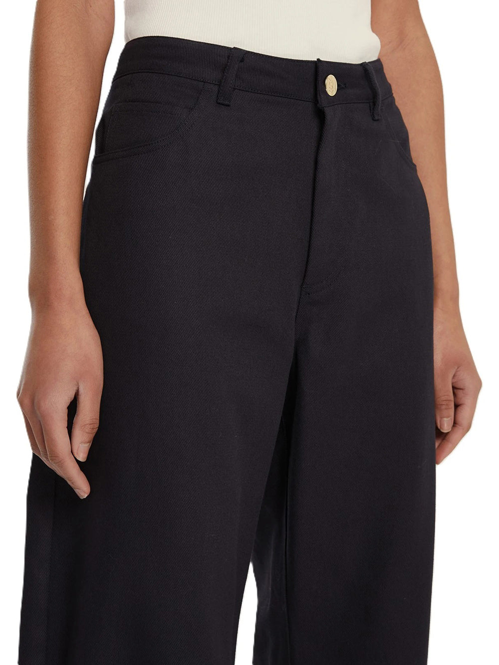 Pantalone Carrot Emme Marella Ala da Donna - Nero