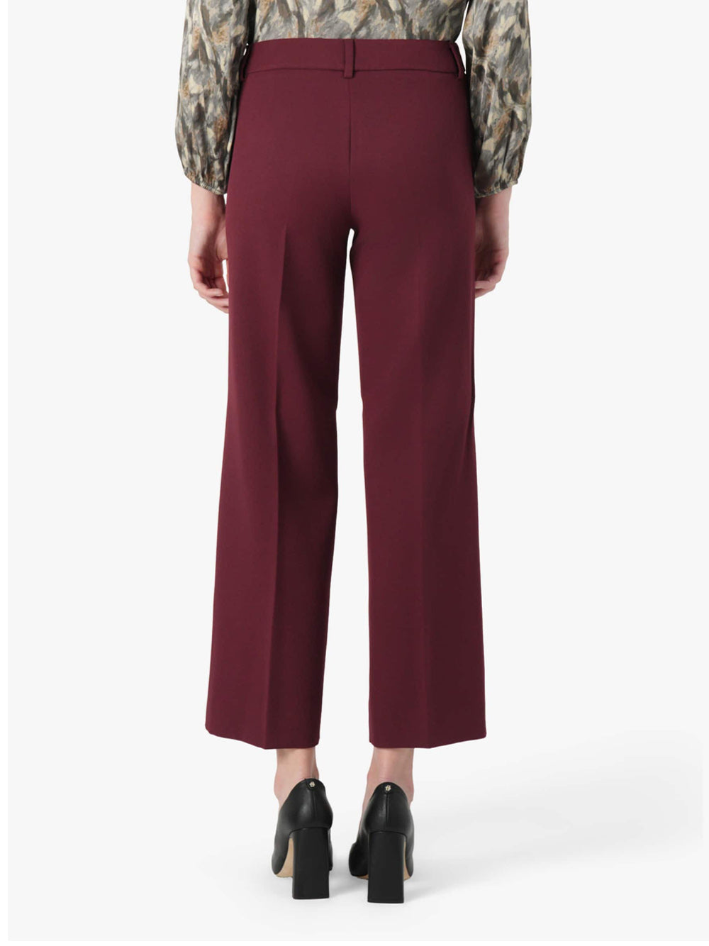 Pantalone Straight Emme Marella Efebo da Donna - Bordeaux