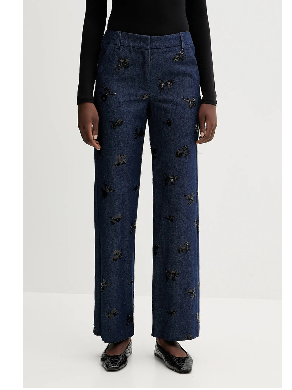 Jeans Straight Emme Marella Nage da Donna - Denim