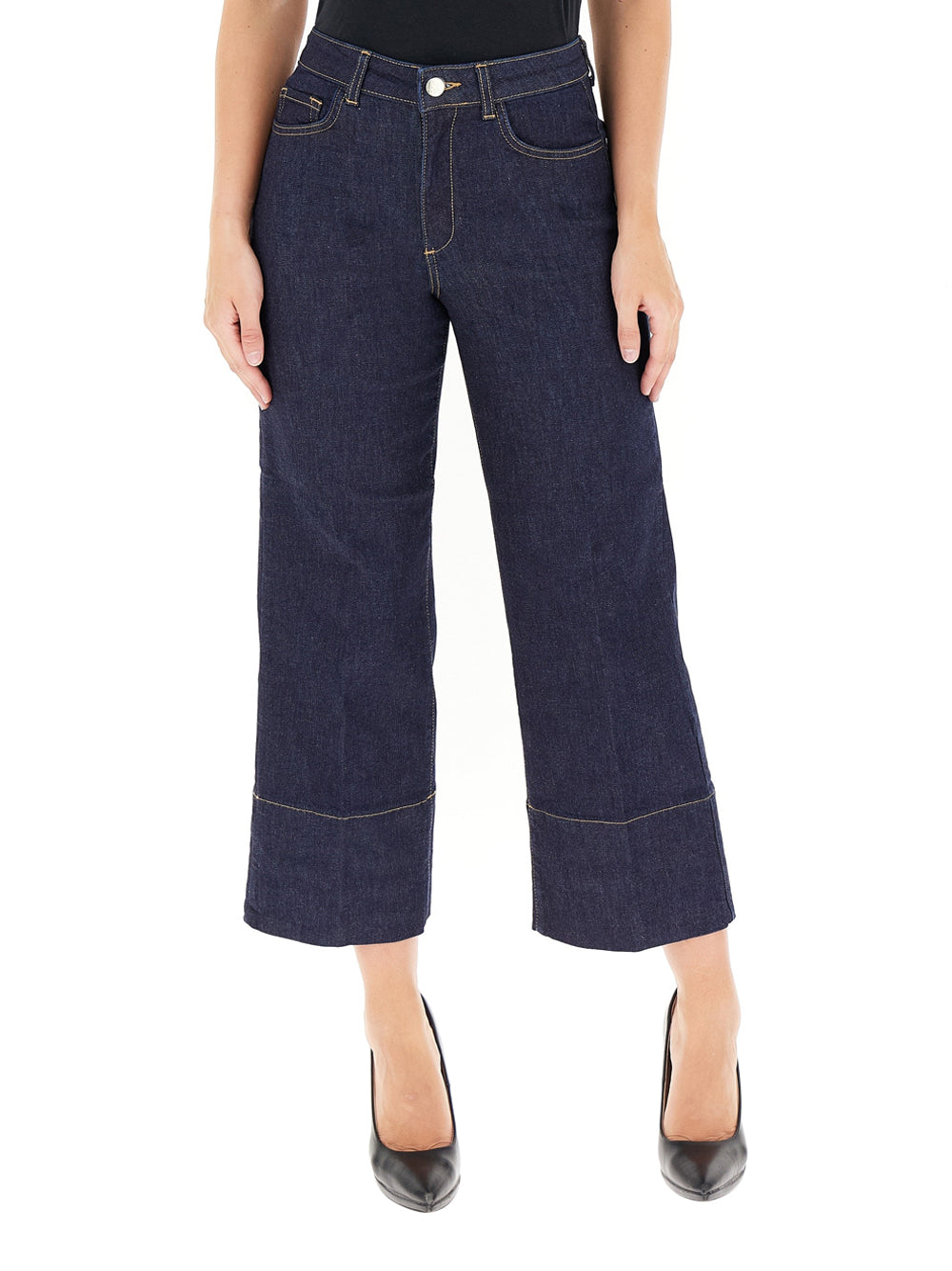 Jeans Tapered Emme Marella Kentia da Donna - Denim
