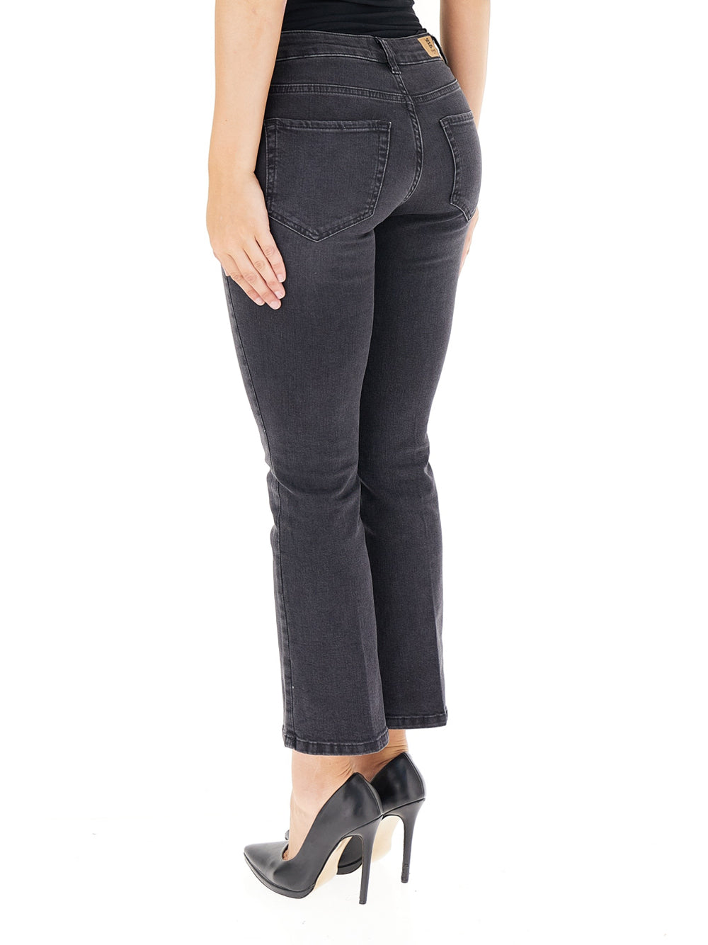 Jeans Tapered Emme Marella Ibisco da Donna - Nero