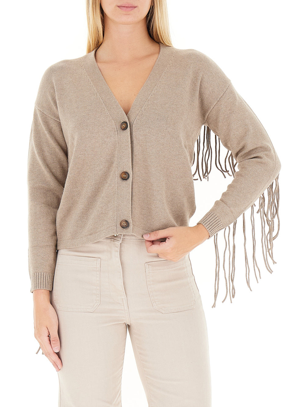Cardigan Emme Marella Ebe da Donna - Marrone