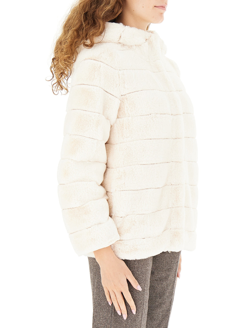 Pelliccia Emme Marella Ecologica Sem da Donna - Bianco