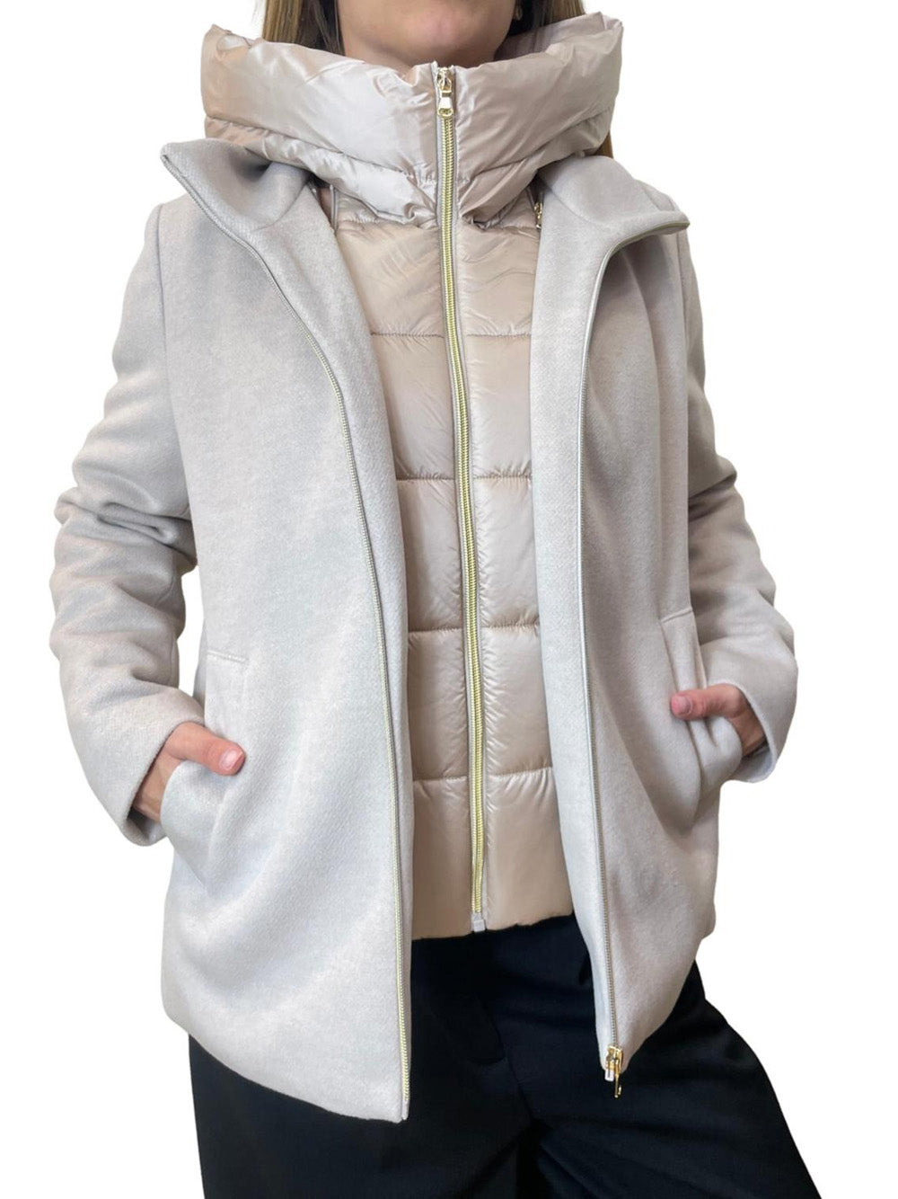 Giubbotto Emme Marella Sorriso da Donna - Avorio