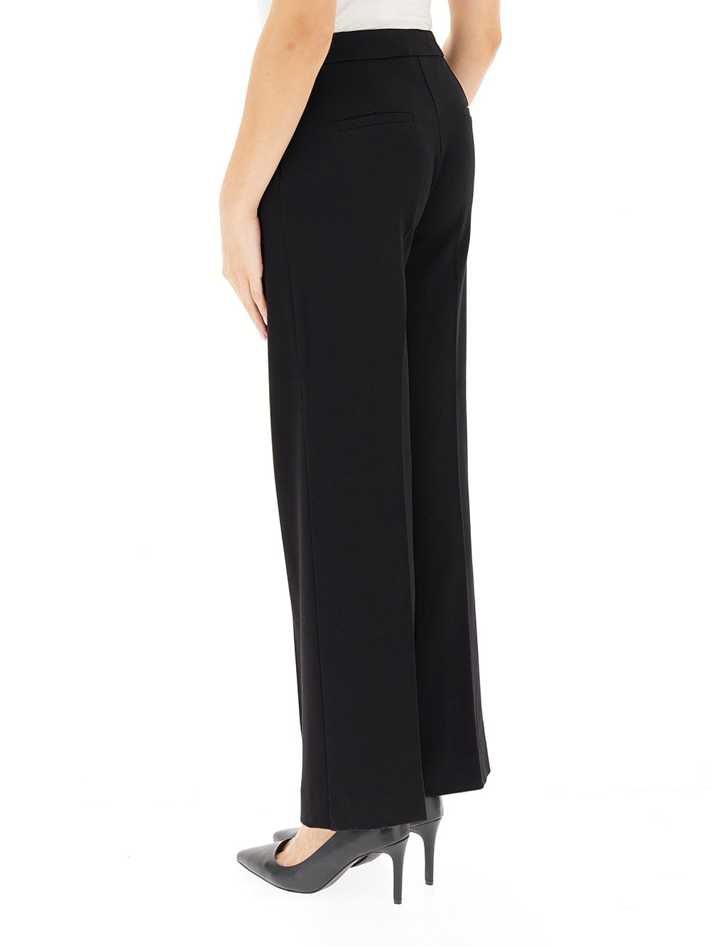 Pantalone Straight Emme Marella Palace da Donna - Nero