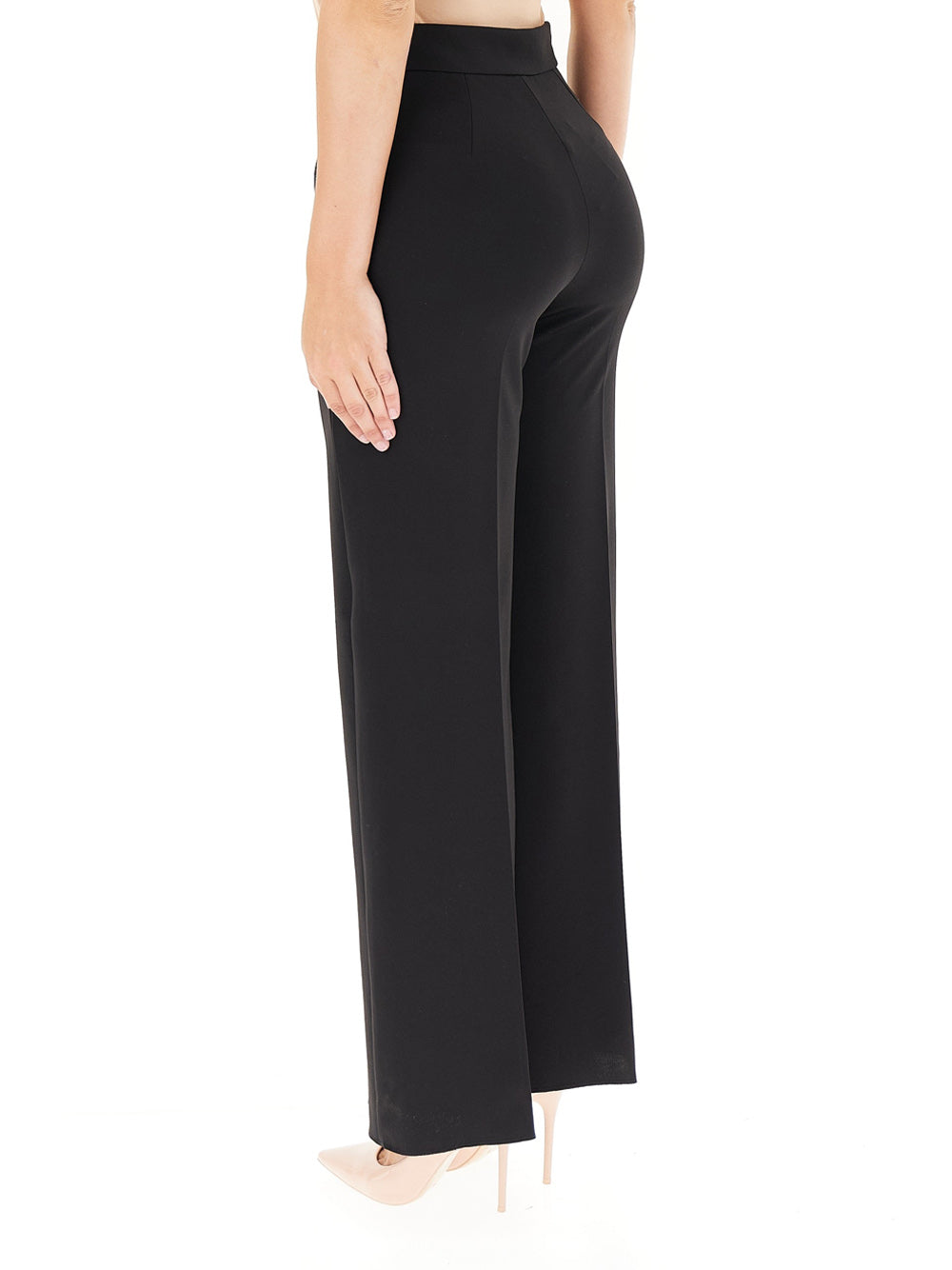 Pantalone Straight Emme Marella Editore da Donna - Nero