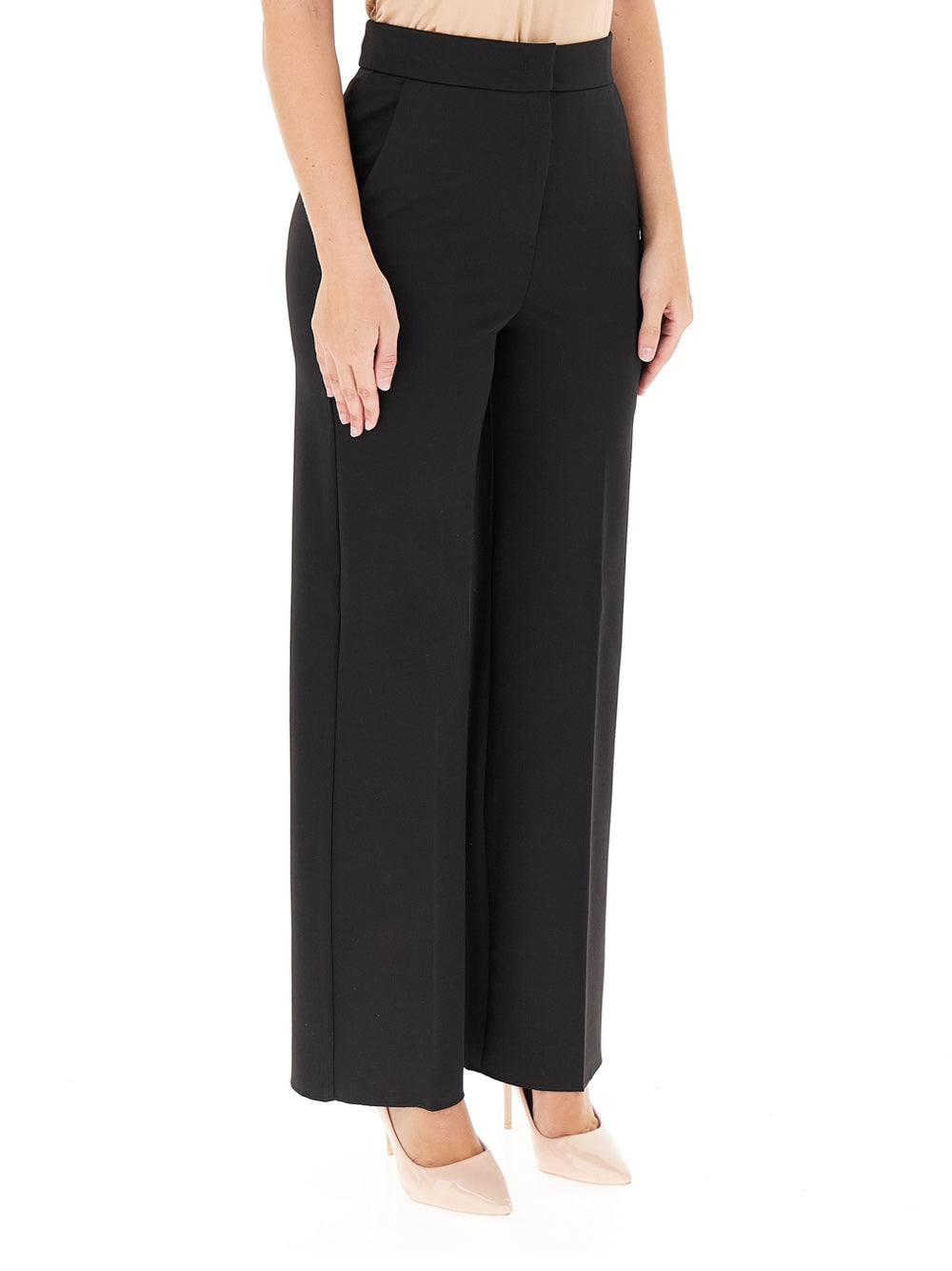 Pantalone Straight Emme Marella Editore da Donna - Nero