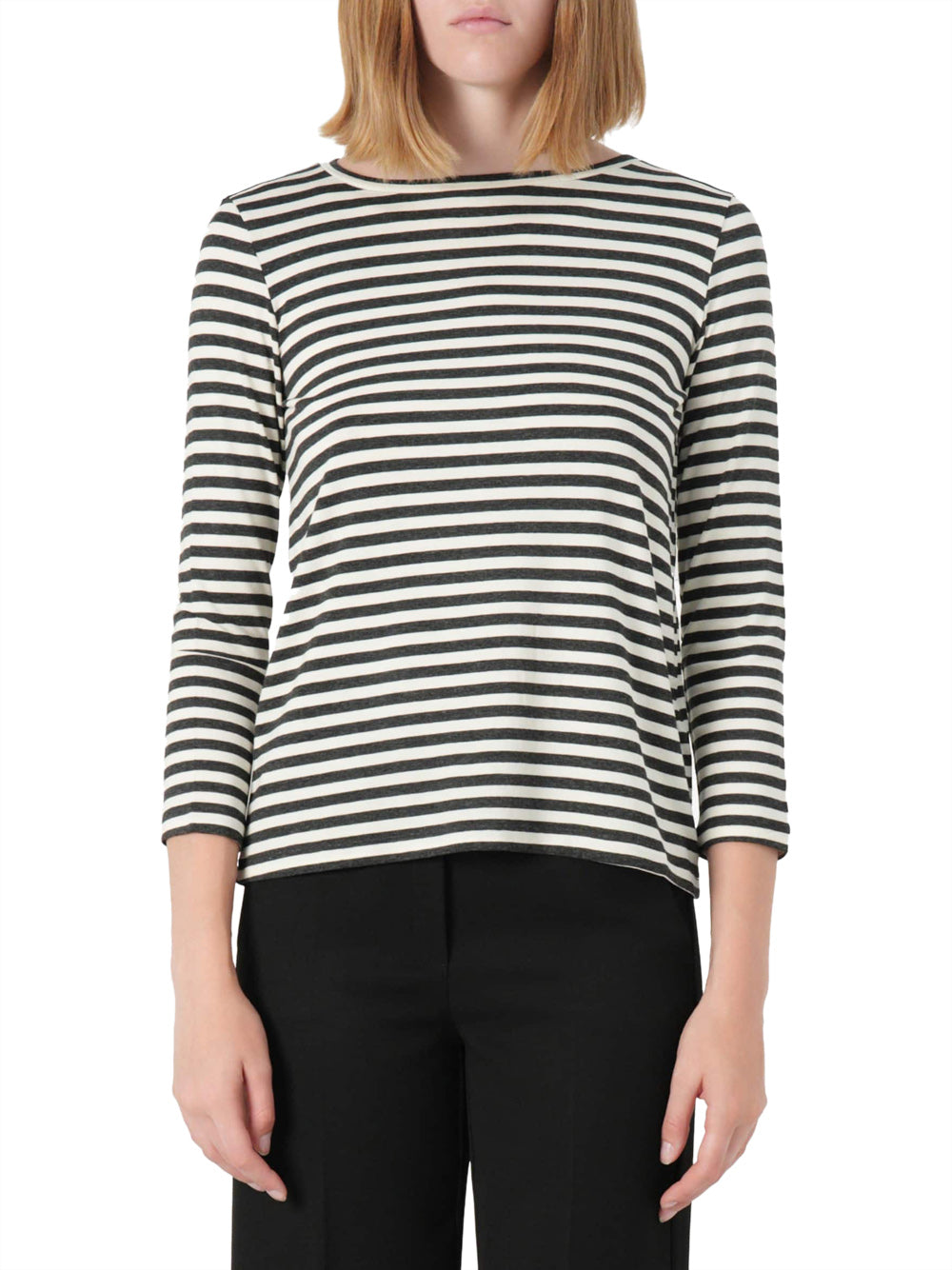 T-shirt Emme Marella Polpo da Donna - Nero