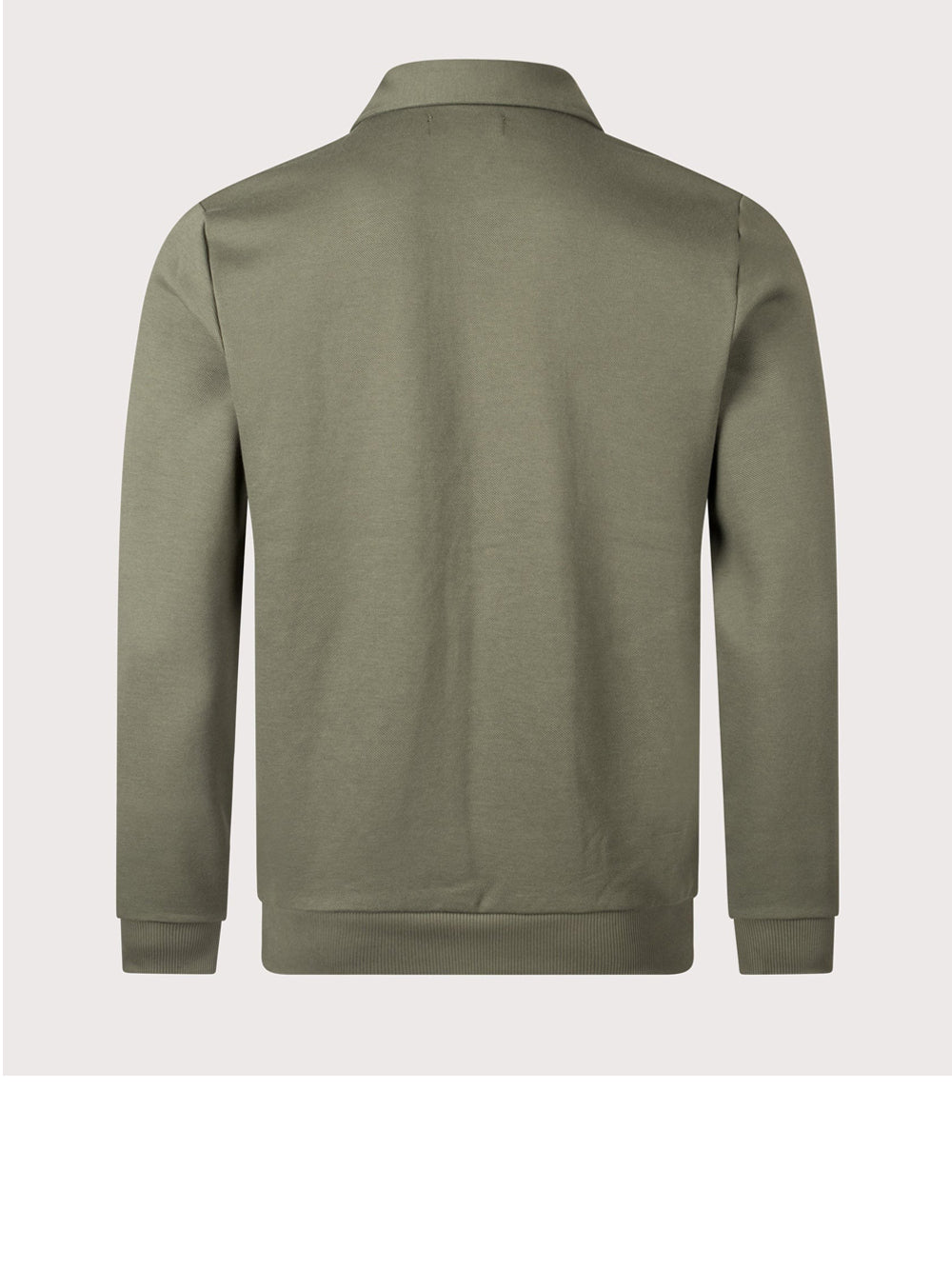 Felpa Zip Fred Perry da Uomo - Verde