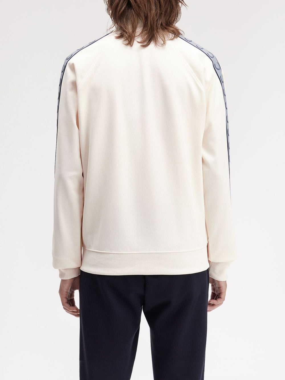 Felpa Zip Fred Perry da Uomo - Avorio