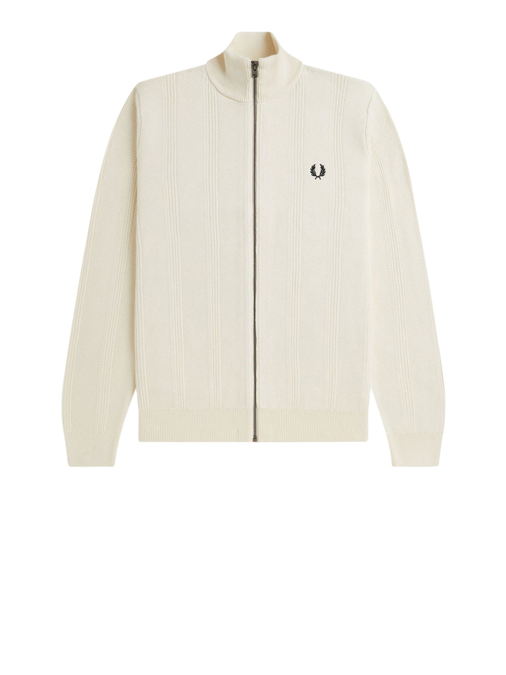 Cardigan Fred Perry da Uomo - Avorio