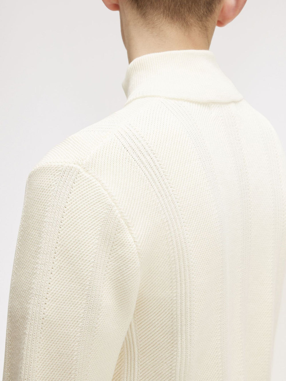 Cardigan Fred Perry da Uomo - Avorio