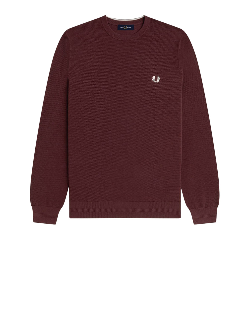 Pullover Fred Perry da Uomo - Bordeaux