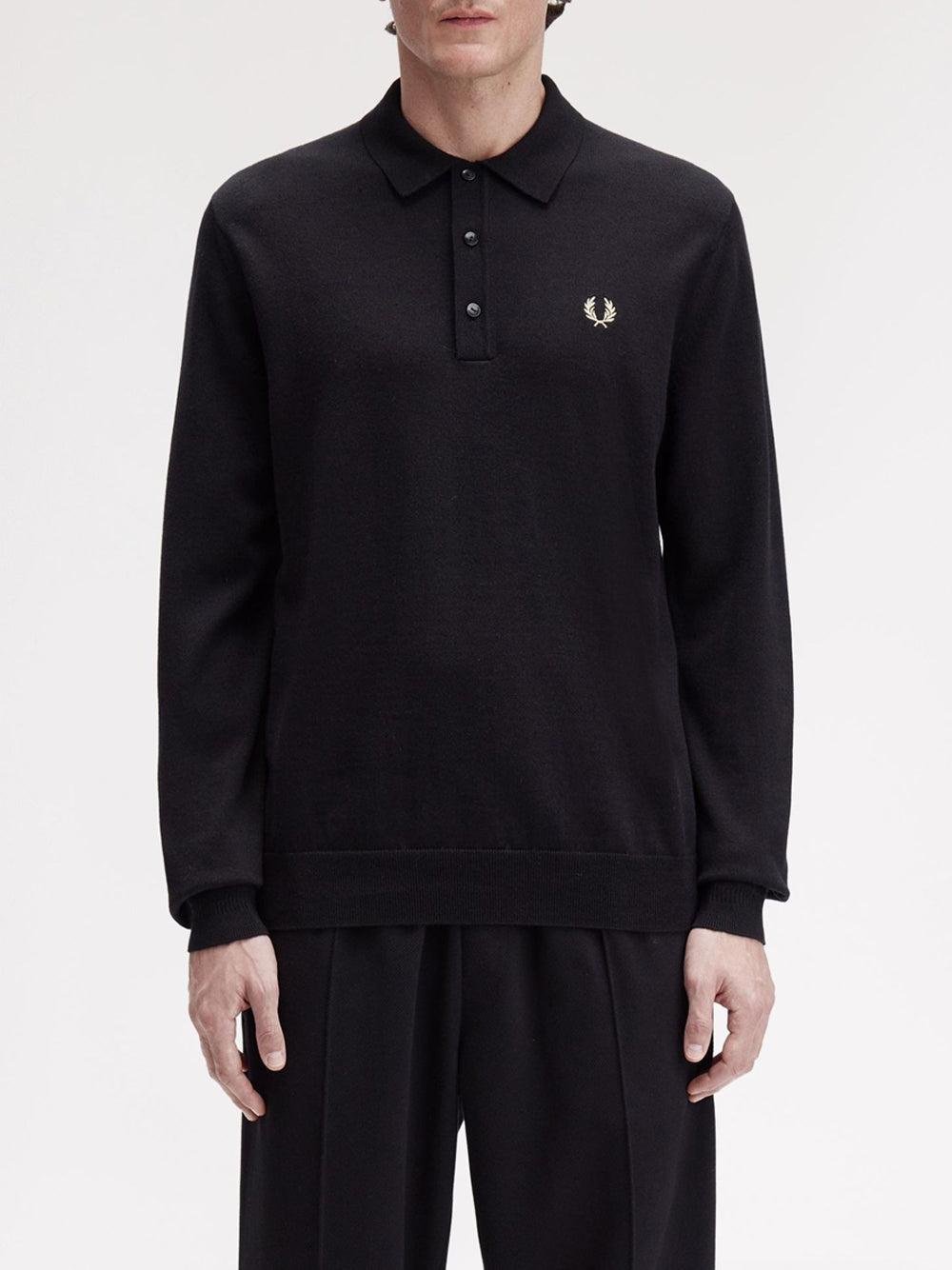 Polo Fred Perry da Uomo - Nero