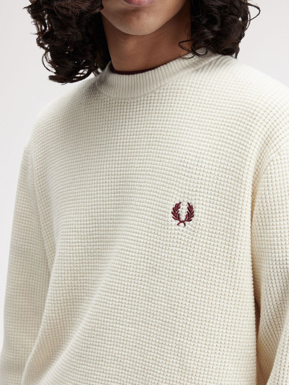 Pullover Fred Perry da Uomo - Avorio
