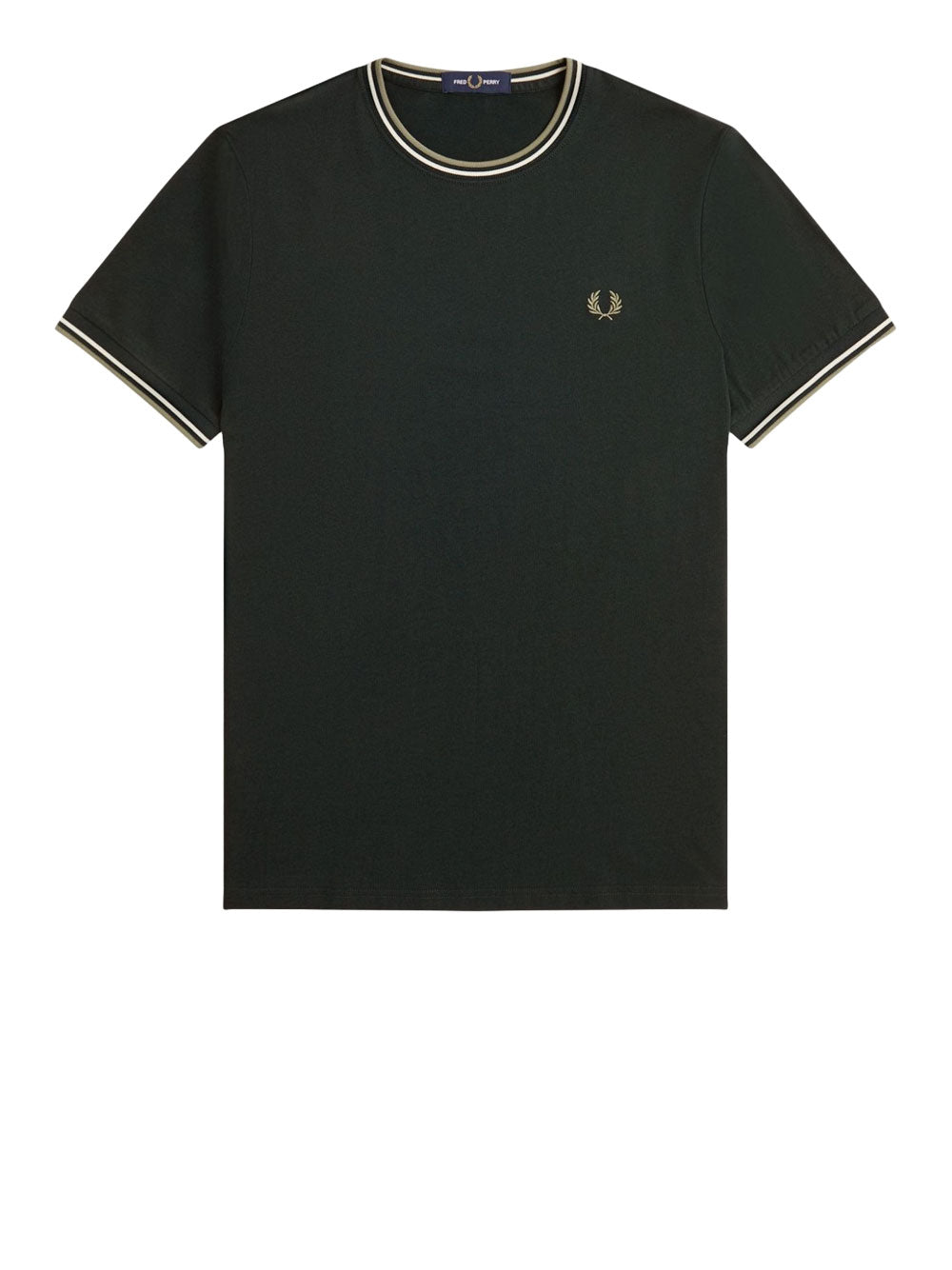 T-shirt Fred Perry da Uomo - Verde